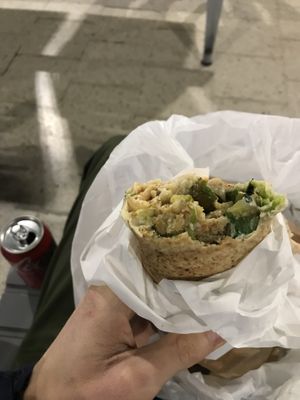 The boy  at Falafel To Go in Glasgow