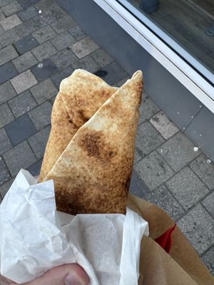 Pre gig food  at Falafel To Go in Glasgow