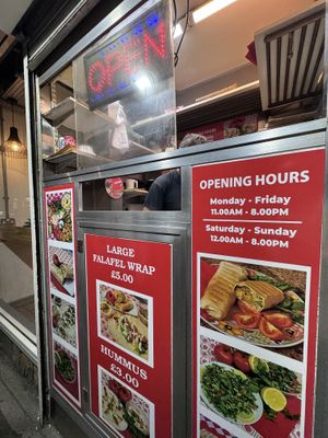 Huge   at Falafel To Go in Glasgow