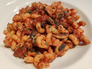 Mushroom Pomodoro Pasta at Hard Rock Cafe - Orchard in Central Singapore
