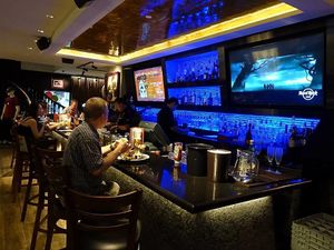bar counter  at Hard Rock Cafe - Orchard in Central Singapore