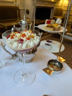 English trifle at The Egerton House Hotel in South West London