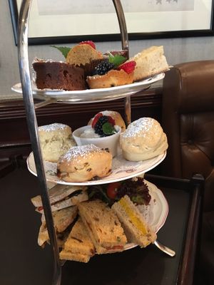 Vegan afternoon tea at The Egerton House Hotel in South West London