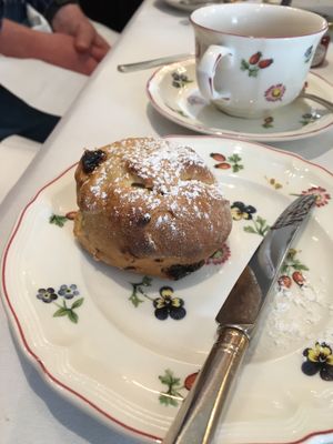 Vegan scone  at The Egerton House Hotel in South West London