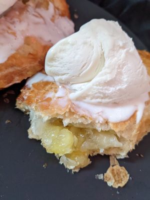 Apple pies at La Panella in Preston