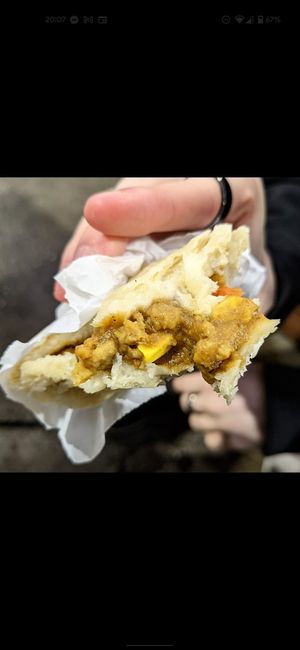 Curry pie at La Panella in Preston