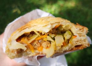 Vegan Pastie at La Panella in Preston