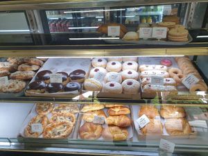 Display cabinet at La Panella in Preston