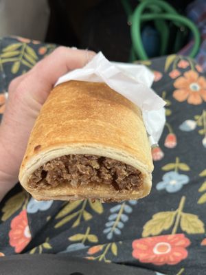 Sausage roll  at La Panella in Preston