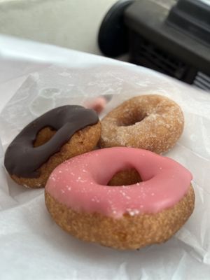 Mini iced donuts   at La Panella in Preston