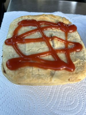 Pie curry vegetablee  at La Panella in Preston