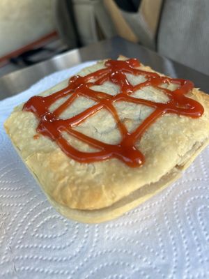Curry vegetable pie   at La Panella in Preston