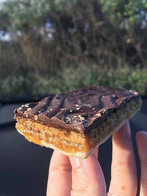 Caramel slice at La Panella in Preston