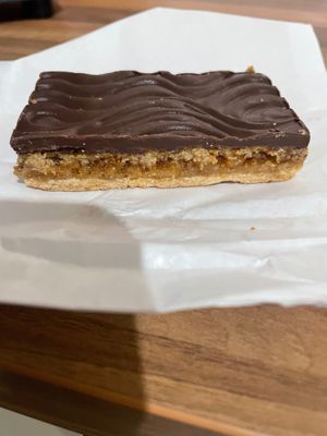 Caramel slice at La Panella in Preston