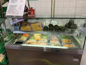 Coffee and Bahn Mi station  at La Panella in Preston