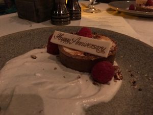 Sweet potato tart, burnt marshmallow creams, candied pecans at California Market at Pacific's Edge in Carmel-by-the-sea