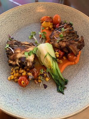 Mushroom steak  at California Market at Pacific's Edge in Carmel-by-the-sea