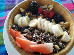 Smoothie bawl at Ol-Lin Vegan in Ajijic