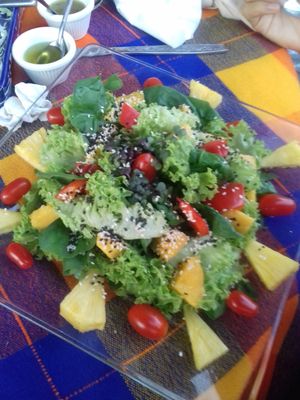 Ensalada at Ol-Lin Vegan in Ajijic