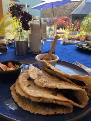 3 Tacos Plate at Ol-Lin Vegan in Ajijic