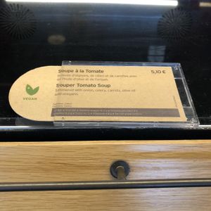 Vega options so tasty it sold out!  But very clearly labelled which i appreciated. at CDG - Pret A Manger - T3 Hall A in Roissy-en-france