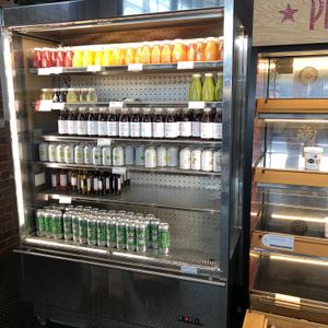 Chilled drinks cabinet at CDG - Pret A Manger - T3 Hall A in Roissy-en-france
