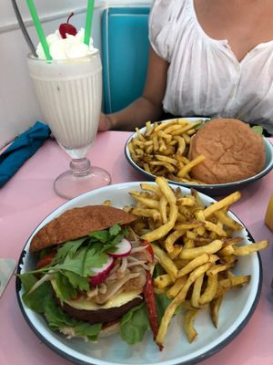 very generous portion  at HD Diner - Chatelet in Paris