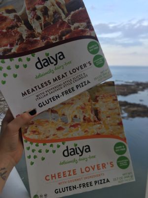 Vegan frozen pizzas by Daiya at Riba Smith Supermercado - Alta Plaza in Panama City