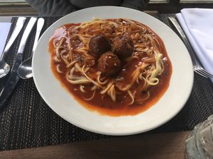 Non-meat balls at Country Delights Natural Foods in Cooranbong