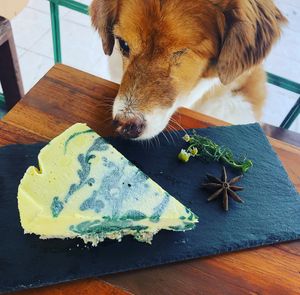 Pineapple and spirulina raw vegan  at Seedling in Tulum