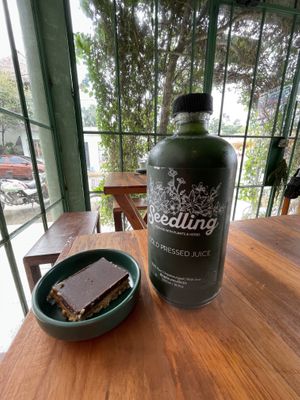 Inside  #Veganuary at Seedling in Tulum