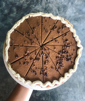 Tiramisu, raw, vegan, gluten free at Seedling in Tulum