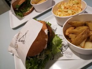 Классные бургеры at Krowarzywa in Wroclaw