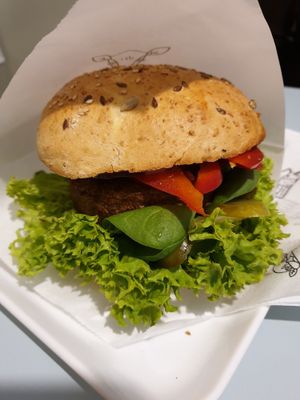 Beyond burger at Krowarzywa in Wroclaw