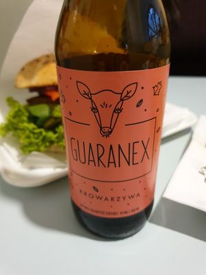 Guarana soft drink at Krowarzywa in Wroclaw