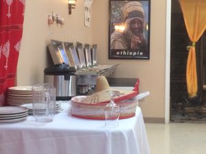 Inside buffet Sundays at Addis Ababa in Rochester