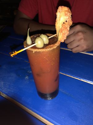 The Caesar with vegan bacon at The Hogtown Vegan in Toronto