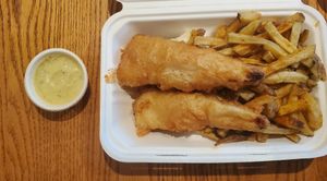 Phish and chips at The Hogtown Vegan in Toronto