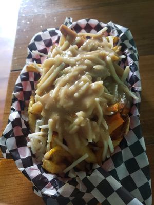 Poutine at The Hogtown Vegan in Toronto