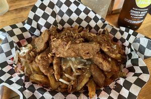 Vegan Poutine  at The Hogtown Vegan in Toronto