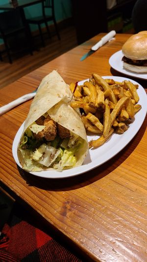 Unchicken Caesar Wrap at The Hogtown Vegan in Toronto