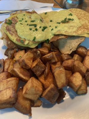 Eggs Benedict  at The Hogtown Vegan in Toronto