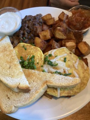 Breakfast plate  at The Hogtown Vegan in Toronto