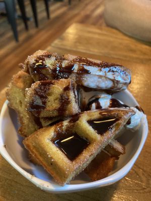 Waffle sticks  at The Hogtown Vegan in Toronto