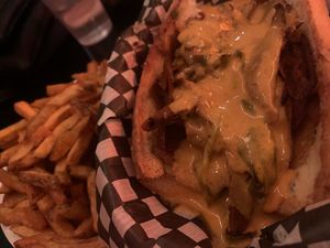 Philly Cheez-Steak at The Hogtown Vegan in Toronto