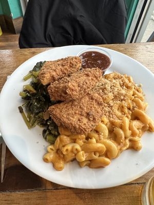 Southern combo  at The Hogtown Vegan in Toronto