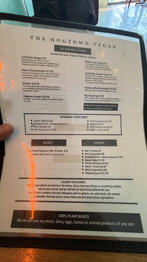   at The Hogtown Vegan in Toronto