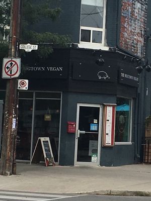 Exterior at The Hogtown Vegan in Toronto