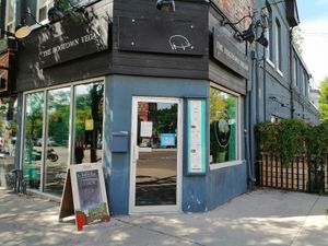 Outside view of the Hogtown Vegan at The Hogtown Vegan in Toronto