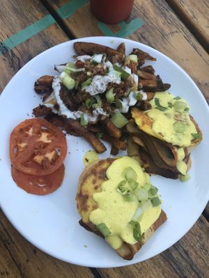 Tofu Benedict at The Hogtown Vegan in Toronto